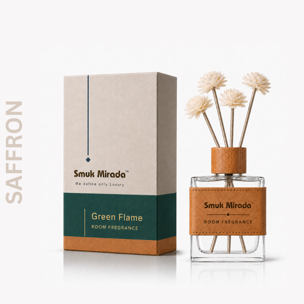 Green Flame | Saffron | Room Fregrance | Smuk Mirada